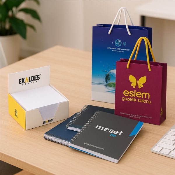Promosyon Karton Çanta • Bloknot